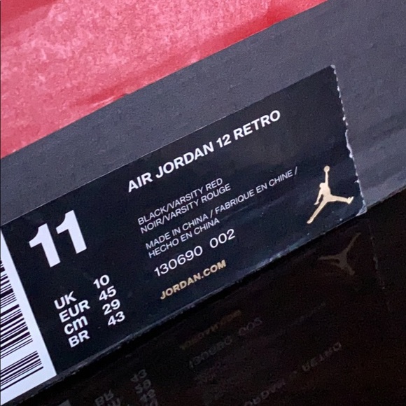 Jordan 12 flu game - Picture 4 of 4